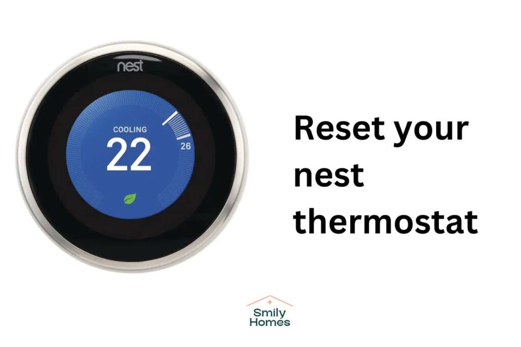 reset your nest thermostat