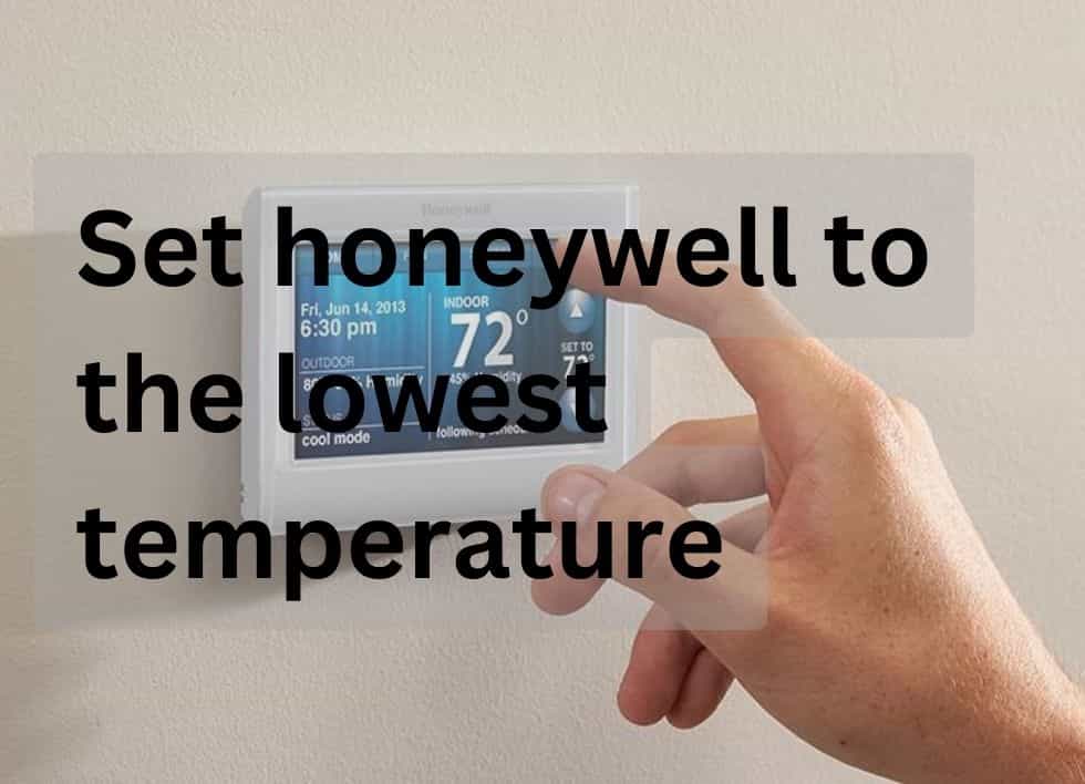 honeywell thermostat lowest temperature