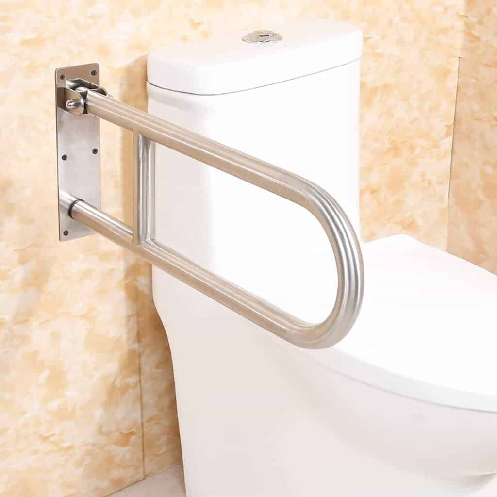 Flip-Up Safety shower standing handle