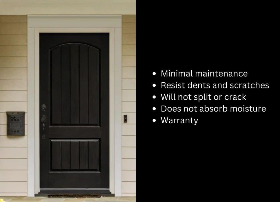 features of therma tru fiberglass doors