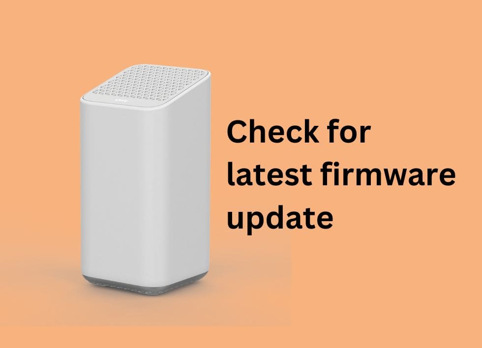 Check for xfinity Firmware Update